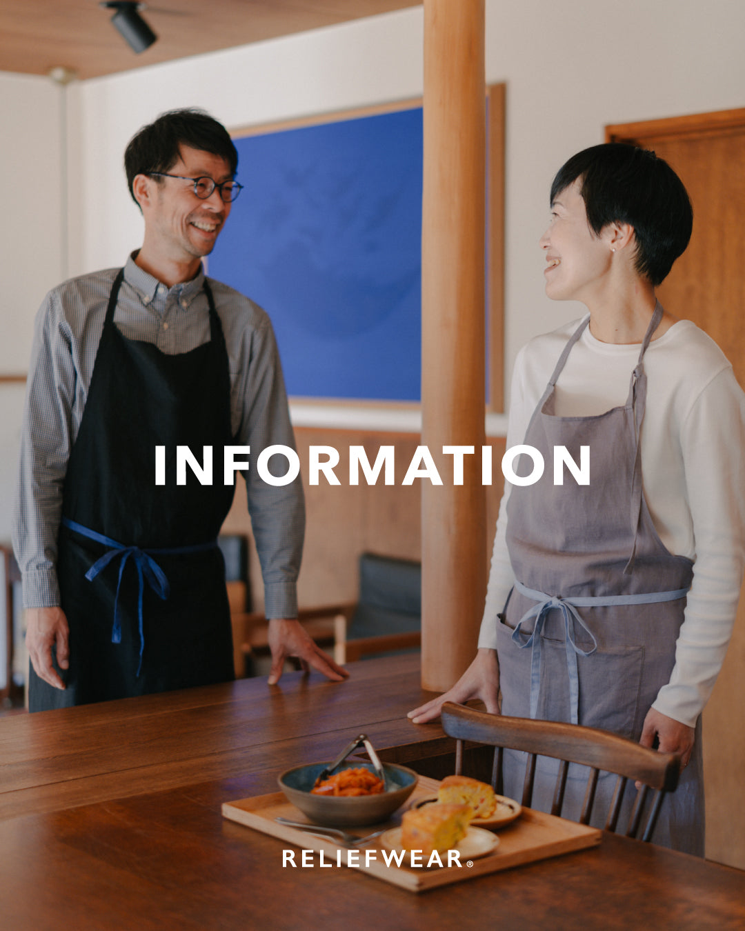 TABLE TALKさんとのコラボエプロンが再販売されます – RELIEFWEAR