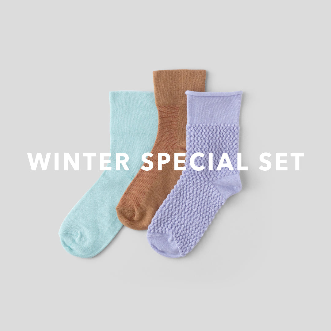 冬の休日がテーマ！KAIHŌ SOCKS 3TYPE SET -WINTER-を発売