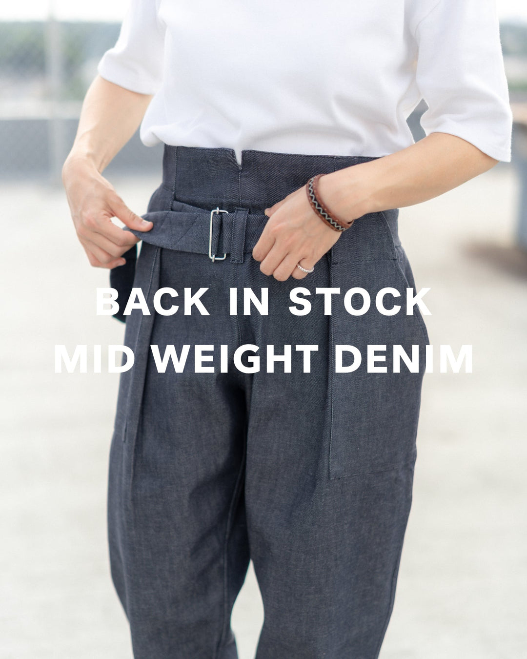 TANDEN PANTS HIBI ミドルウェイトデニム再入荷のおしらせ